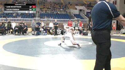 106 lbs Final - LIam McGettigan, Lake Highland Prep vs Lucas Forman, Wyoming Seminary