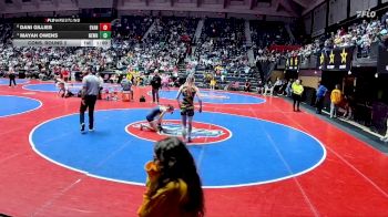 140 lbs Cons. Round 2 - Dani Gillies, Evans vs Mayah Owens, Newnan