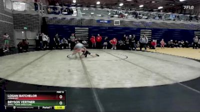 95 lbs Semifinal - Bryson Vertner, Small Town Wrestling vs Logan Batchelor, Lionheart