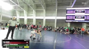 77 lbs Quarters & Wb (16 Team) - Landon Gherardini, The Farm vs Eli Nash, Team Oregon