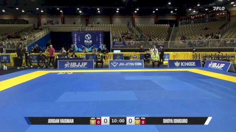 Shoya Ishiguro vs Jordan Vaisman 2025 Pan Jiu Jitsu IBJJF Championship