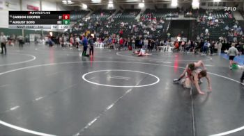 144 lbs Semifinal - August Soto, Broomfield High School vs Carson Cooper, Southwest Valley