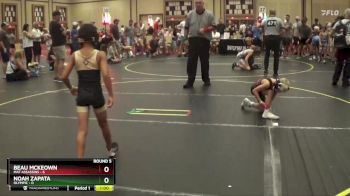 52 lbs Round 5 (6 Team) - Beau McKeown, Mat Assassins vs Noah Zapata, Olympic