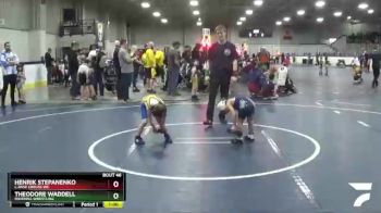 43 lbs Cons. Round 1 - Henrik Stepanenko, L`Anse Creuse WC vs Theodore Waddell, Ravenna Wrestling
