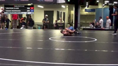 62 lbs 3rd Place Match - Grayson Clark, Pedraza Wrestling vs Isaiah Rodriguez, All American Wrestling Club