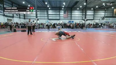 215 lbs Quarterfinal - Chase Burns, Chesapeake vs Nathan Shelton, Powhatan Youth Wrestling Club