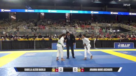 Arianna Marie Aschauer vs Isabella Alexis Badillo 2025 Pan Kids Jiu-Jitsu IBJJF Championship