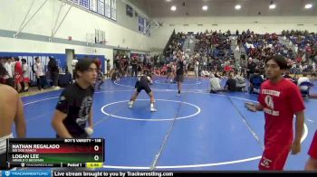 138 lbs Cons. Round 3 - Logan Lee, Arnold O Beckman vs Nathan Regalado, Big Dog Ranch