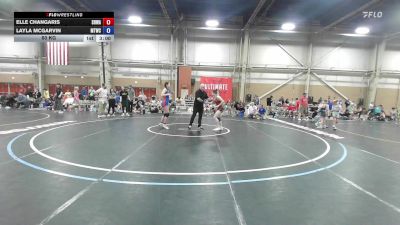 60 kg Rr Rnd 5 - Elle Changaris, South Hills Wrestling Academy - GHSE vs Layla McGarvin, Maine Trappers Blue - GHSE