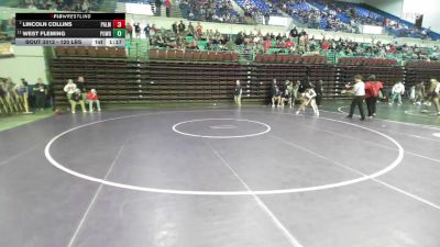 120 lbs Consolation - Lincoln Collins, Palmetto vs West Fleming, Powdersville