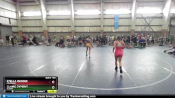 96 lbs Quarterfinal - Claire Dyment, Alaska vs Stella Isensee, Colorado