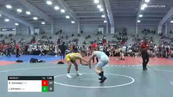 160 lbs Prelims - Kodiak Cannedy, Roundtree Wrestling Academy Black vs Jaxin Johnson, Young Guns Yellow