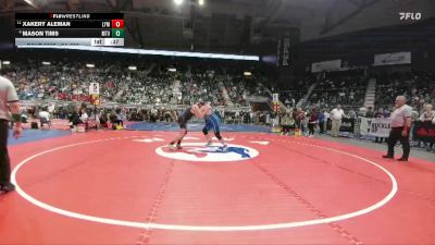 3A-285 lbs 5th Place Match - Mason Tims, Mountain View vs Xakery Aleman, Lyman