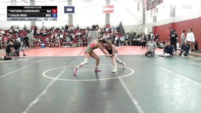 128 lbs Rr Rnd 2 - Victoria Carbonaro, Blair Academy vs Callie Hess, Mecca