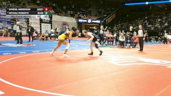 145 Class 2 lbs 3rd Place Match - Athena Anderson, Capital City vs Aryana Roberts, Belton