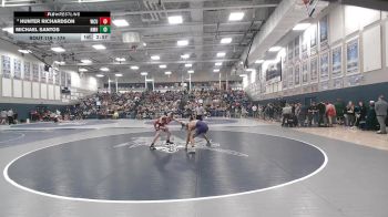 174 lbs Cons. Round 2 - MIchael Santos, New Mexico Highlands vs Hunter Richardson, Western Colorado