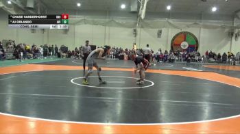 133 lbs Cons. Semi - Chase Vanderhorst, Ohio Northern vs AJ Orlando, Averett