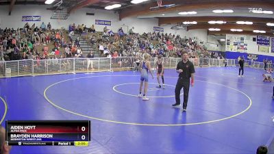 97 lbs Cons. Round 2 - Aiden Hoyt, Alpha Pack vs Brayden Harrison, Hermiston Wrestling