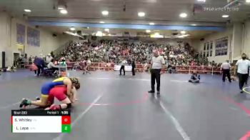 121 lbs Champ. Round 2 - Leilani Lepe, Jw North vs Skylar Whitley, Harvard-Westlake