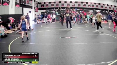 80 lbs 1st Place Match - Jeremiah Pitter, KC Elite Training Center vs Asher Johnson, Legacy Elite Wrestling Club