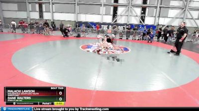 126 lbs Cons. Round 3 - Malachi Lawson, Goldendale Grapplers Youth Wrestling vs Dane Walters, Steelclaw WC