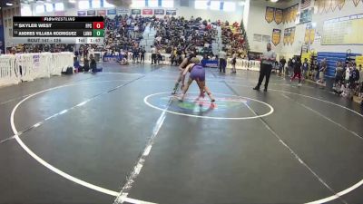 126 lbs Quarterfinal - Skyler West, Ft Pierce Central vs Andres Villaba Rodriguez, Lake Nona