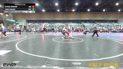 145 lbs Consi Of 16 #2 - Ayden Jenkins, Pittsgrove Wrestling Association vs Jose Polino, Hyperbolic