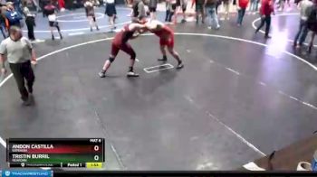 285 lbs Cons. Round 2 - Tristin Burril, Reardan vs Andon Castilla, Kamiakin