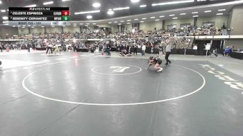 100 lbs Cons. Round 2 - Celeste Espinoza, El Paso vs Serenity Cervantez, Canyon West Plains