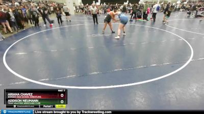 235 lbs Quarterfinal - Ariana Chavez, Borger High School Wrestling vs Addison Neumann, Team Valkyrie Wrestling Club