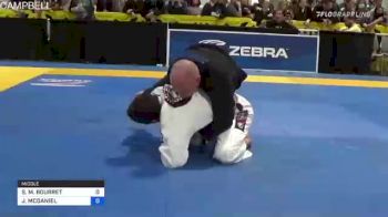 SEBASTIEN M. BOURRET vs JD MCDANIEL 2021 World Master IBJJF Jiu-Jitsu Championship