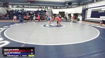 190 lbs Round 2 (4 Team) - Tevia Nau Rarick, Utah 1 vs Macee Ercanbrack, Utah 2