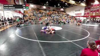 130 lbs Cons. Round 3 - Olivia Remacle, Wind River vs Saige Theule, Kemmerer