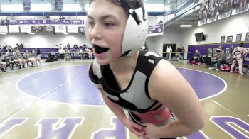 125 lbs 2nd Wrestleback (8 Team) - Rylee Cline, Ridgeland vs Amaralis Gomez, Pierce County HS