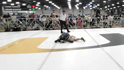 126 lbs Rr Rnd 2 - Carsen Hanshaw, Nebraska Blue - HSB vs Abramm Schaffer, Freakztyle Supremacy - HSB