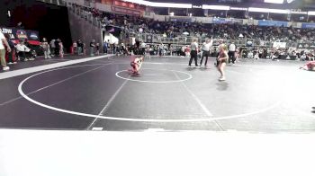 85 lbs Semifinal - Arabella Kearns, Honey Badger WC vs Savina Burgo, Commandos Wr Ac