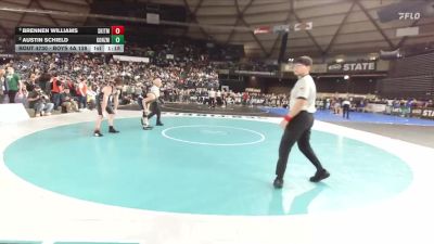 Boys 4A 138 lbs Semifinal - Brennen Williams, South Kitsap vs Austin Schield, Gonzaga Prep