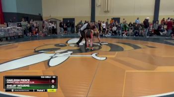 80 lbs Quarterfinal - Oakleigh Pierce, Waverly Area Wrestling Club vs Shelby Wourms, Moorhead Magic