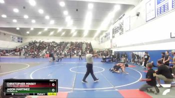 150 lbs 1st Place Match - Christopher MInsky, Yucca Valley Wrestling vs Jason Martinez, Valencia HS