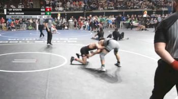 D 2 113 lbs Semifinal - Sy Stoute, North DeSoto vs Jase Seguin, Sam Houston