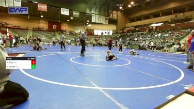 43 lbs Rr Rnd 2 - Vincent Ortiz, Panther Youth Wrestling-CPR vs Surraya Sumler, Mighty Bluebirds Wrestling