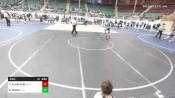 43 lbs Quarterfinal - Carter Shanley-martinez, Duran Elite vs Ashton Mazon, PV Bighorns