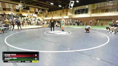 285 lbs Quarterfinal - Ethan Naus, Frontier vs Xander Firm, Sultana