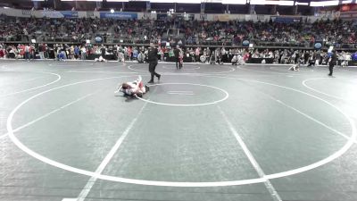 80 lbs Rr Rnd 1 - Cole Blankenship, Mustang Bronco Wrestling Club vs Greyson Soule, Ark City Takedown