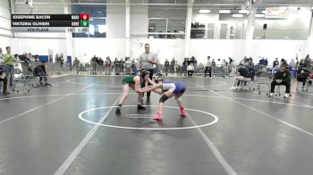 111 lbs 5th Place - Josephine Bacon, Marshwood Little Hawks vs Viktoria Olivieri, None