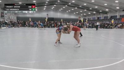 140 lbs Semis - Franky Groom, Excel Wrestling vs Lily Weinreich, The Best Wrestler