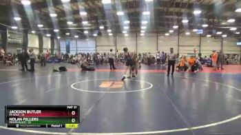 130 lbs Round 4 (6 Team) - Nolan Fellers, Minion Black vs Jackson Butler, PA Gold