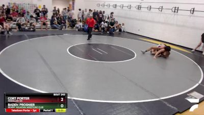 157 lbs Cons. Round 3 - Cort Porter, Mogollon WC vs Baden Prosnier, Desert Mountain Wrestling Club