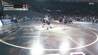 4A Boys 106 lbs Cons. Round 1 - Cylas Hevern, Estacada Boys vs Michael Hoye, Cottage Grove Boys