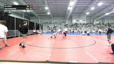 127 lbs Rr Rnd 2 - Eli Inhen, Indiana Outlaws Maroon vs Van Furguson, Team RJN Green